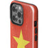 Vietnam Flag Distressed iPhone 15 Pro Impact Case